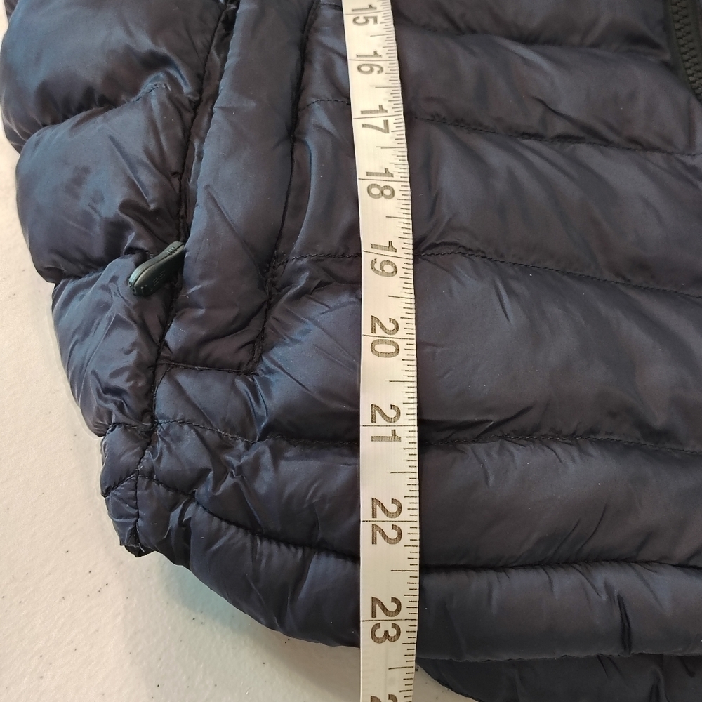 32 Degrees Womens Small Puffer Vest Blue Heat Zipper Closure Lightweight Navy - Picture 9 of 10